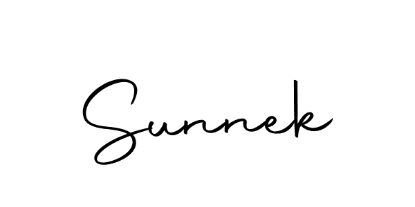How to Draw Sunnek signature style? Autography-DOLnW is a latest design signature styles for name Sunnek. Sunnek signature style 10 images and pictures png