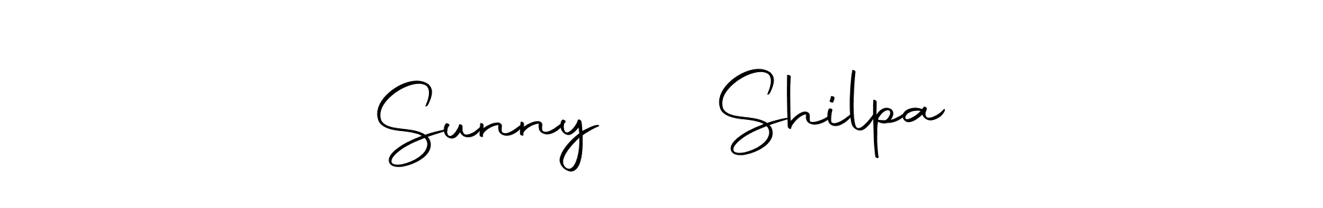 Use a signature maker to create a handwritten signature online. With this signature software, you can design (Autography-DOLnW) your own signature for name Sunny ❤️ Shilpa. Sunny ❤️ Shilpa signature style 10 images and pictures png