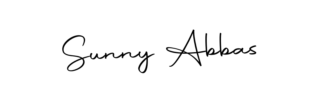 Create a beautiful signature design for name Sunny Abbas. With this signature (Autography-DOLnW) fonts, you can make a handwritten signature for free. Sunny Abbas signature style 10 images and pictures png