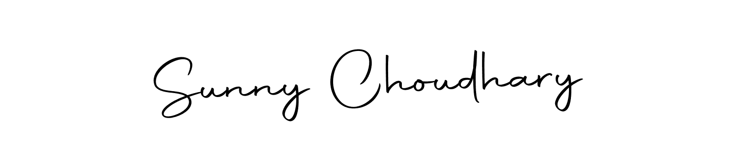 Create a beautiful signature design for name Sunny Choudhary. With this signature (Autography-DOLnW) fonts, you can make a handwritten signature for free. Sunny Choudhary signature style 10 images and pictures png