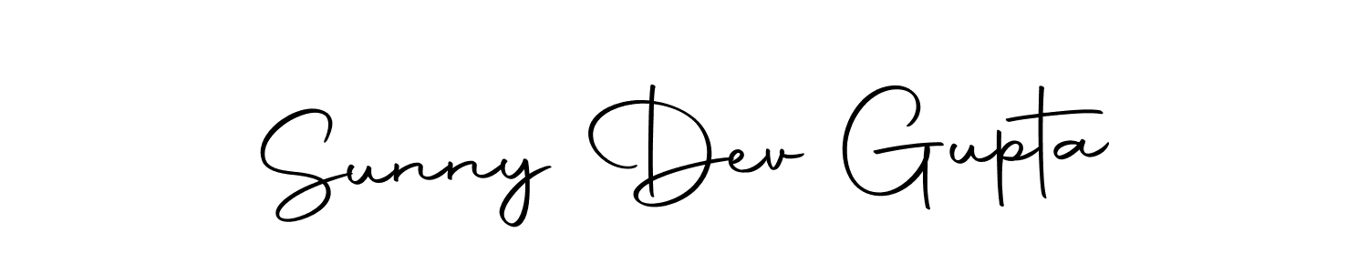 Make a beautiful signature design for name Sunny Dev Gupta. With this signature (Autography-DOLnW) style, you can create a handwritten signature for free. Sunny Dev Gupta signature style 10 images and pictures png