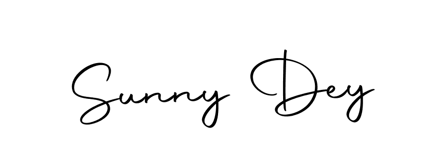 Create a beautiful signature design for name Sunny Dey. With this signature (Autography-DOLnW) fonts, you can make a handwritten signature for free. Sunny Dey signature style 10 images and pictures png