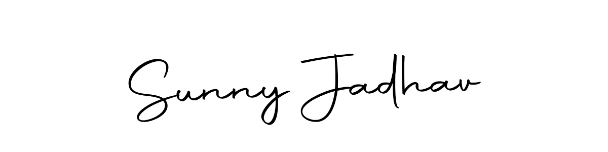 Autography-DOLnW is a professional signature style that is perfect for those who want to add a touch of class to their signature. It is also a great choice for those who want to make their signature more unique. Get Sunny Jadhav name to fancy signature for free. Sunny Jadhav signature style 10 images and pictures png