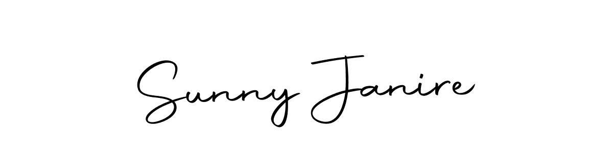 How to make Sunny Janire signature? Autography-DOLnW is a professional autograph style. Create handwritten signature for Sunny Janire name. Sunny Janire signature style 10 images and pictures png