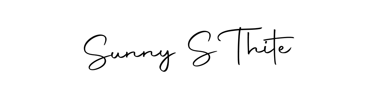 if you are searching for the best signature style for your name Sunny S Thite. so please give up your signature search. here we have designed multiple signature styles  using Autography-DOLnW. Sunny S Thite signature style 10 images and pictures png