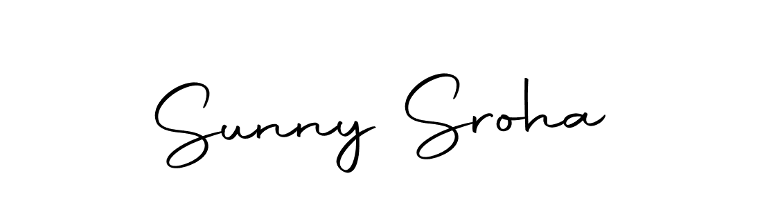 Design your own signature with our free online signature maker. With this signature software, you can create a handwritten (Autography-DOLnW) signature for name Sunny Sroha. Sunny Sroha signature style 10 images and pictures png