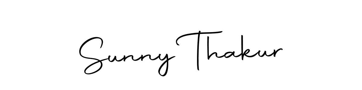 How to make Sunny Thakur name signature. Use Autography-DOLnW style for creating short signs online. This is the latest handwritten sign. Sunny Thakur signature style 10 images and pictures png