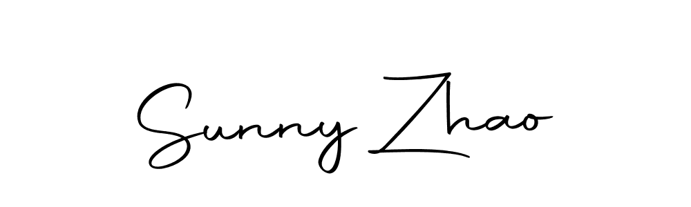 Make a beautiful signature design for name Sunny Zhao. With this signature (Autography-DOLnW) style, you can create a handwritten signature for free. Sunny Zhao signature style 10 images and pictures png