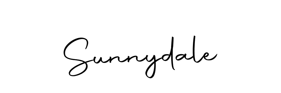 How to make Sunnydale name signature. Use Autography-DOLnW style for creating short signs online. This is the latest handwritten sign. Sunnydale signature style 10 images and pictures png