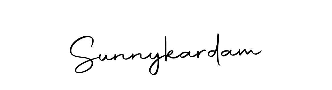Use a signature maker to create a handwritten signature online. With this signature software, you can design (Autography-DOLnW) your own signature for name Sunnykardam. Sunnykardam signature style 10 images and pictures png