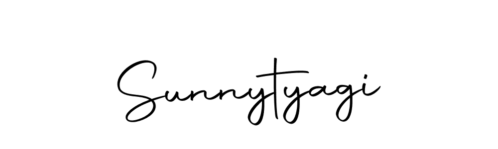 Design your own signature with our free online signature maker. With this signature software, you can create a handwritten (Autography-DOLnW) signature for name Sunnytyagi. Sunnytyagi signature style 10 images and pictures png