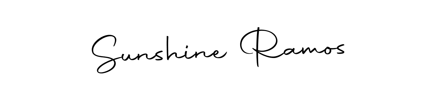 Make a beautiful signature design for name Sunshine Ramos. With this signature (Autography-DOLnW) style, you can create a handwritten signature for free. Sunshine Ramos signature style 10 images and pictures png