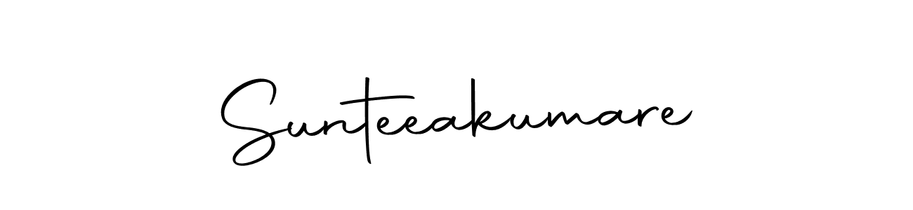 Make a beautiful signature design for name Sunteeakumare. With this signature (Autography-DOLnW) style, you can create a handwritten signature for free. Sunteeakumare signature style 10 images and pictures png