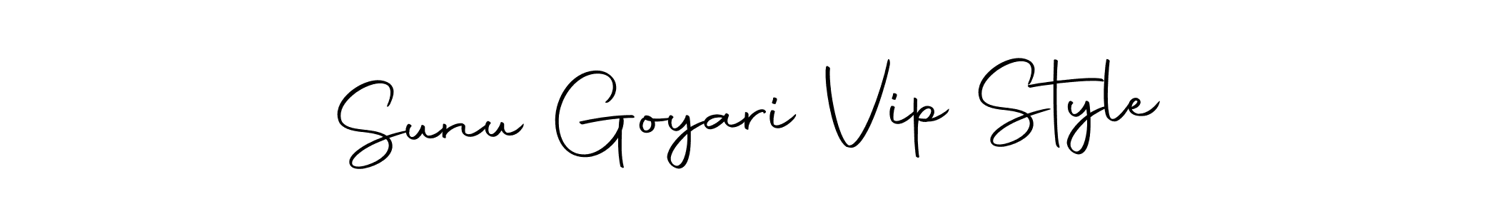 It looks lik you need a new signature style for name Sunu Goyari Vip Style. Design unique handwritten (Autography-DOLnW) signature with our free signature maker in just a few clicks. Sunu Goyari Vip Style signature style 10 images and pictures png