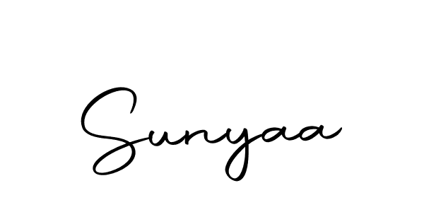 How to make Sunyaa name signature. Use Autography-DOLnW style for creating short signs online. This is the latest handwritten sign. Sunyaa signature style 10 images and pictures png