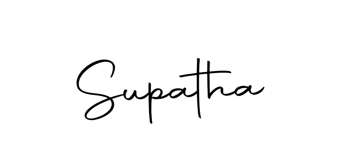 Similarly Autography-DOLnW is the best handwritten signature design. Signature creator online .You can use it as an online autograph creator for name Supatha. Supatha signature style 10 images and pictures png