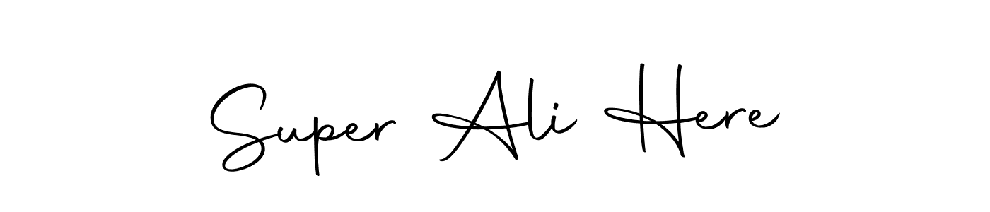 if you are searching for the best signature style for your name Super Ali Here. so please give up your signature search. here we have designed multiple signature styles  using Autography-DOLnW. Super Ali Here signature style 10 images and pictures png