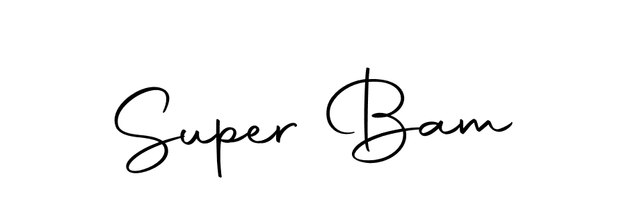 The best way (Autography-DOLnW) to make a short signature is to pick only two or three words in your name. The name Super Bam include a total of six letters. For converting this name. Super Bam signature style 10 images and pictures png