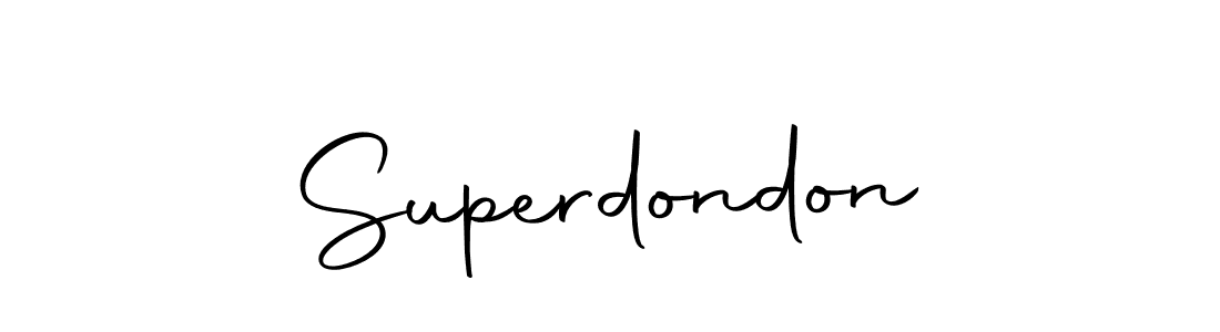 How to make Superdondon signature? Autography-DOLnW is a professional autograph style. Create handwritten signature for Superdondon name. Superdondon signature style 10 images and pictures png