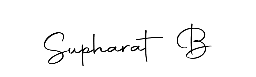 Also we have Supharat B name is the best signature style. Create professional handwritten signature collection using Autography-DOLnW autograph style. Supharat B signature style 10 images and pictures png