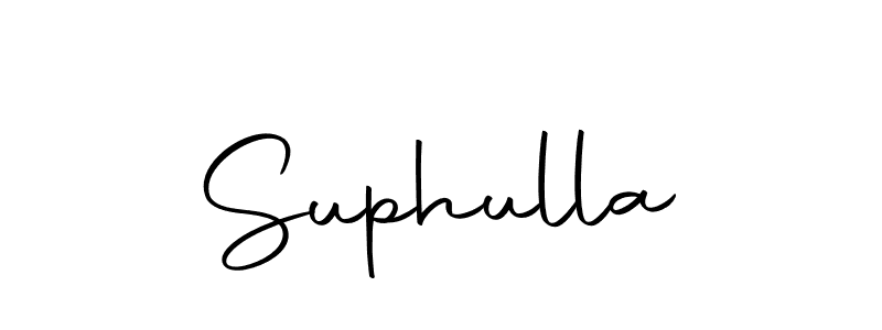 Use a signature maker to create a handwritten signature online. With this signature software, you can design (Autography-DOLnW) your own signature for name Suphulla. Suphulla signature style 10 images and pictures png