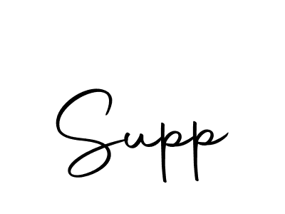 Design your own signature with our free online signature maker. With this signature software, you can create a handwritten (Autography-DOLnW) signature for name Supp. Supp signature style 10 images and pictures png