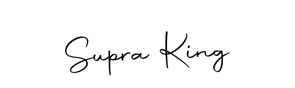 How to make Supra King name signature. Use Autography-DOLnW style for creating short signs online. This is the latest handwritten sign. Supra King signature style 10 images and pictures png