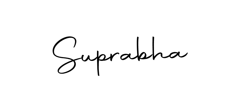 It looks lik you need a new signature style for name Suprabha. Design unique handwritten (Autography-DOLnW) signature with our free signature maker in just a few clicks. Suprabha signature style 10 images and pictures png