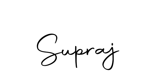 Make a beautiful signature design for name Supraj. With this signature (Autography-DOLnW) style, you can create a handwritten signature for free. Supraj signature style 10 images and pictures png