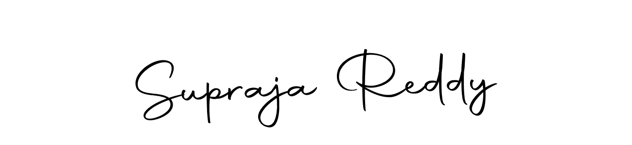 Design your own signature with our free online signature maker. With this signature software, you can create a handwritten (Autography-DOLnW) signature for name Supraja Reddy. Supraja Reddy signature style 10 images and pictures png