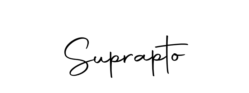 Similarly Autography-DOLnW is the best handwritten signature design. Signature creator online .You can use it as an online autograph creator for name Suprapto. Suprapto signature style 10 images and pictures png