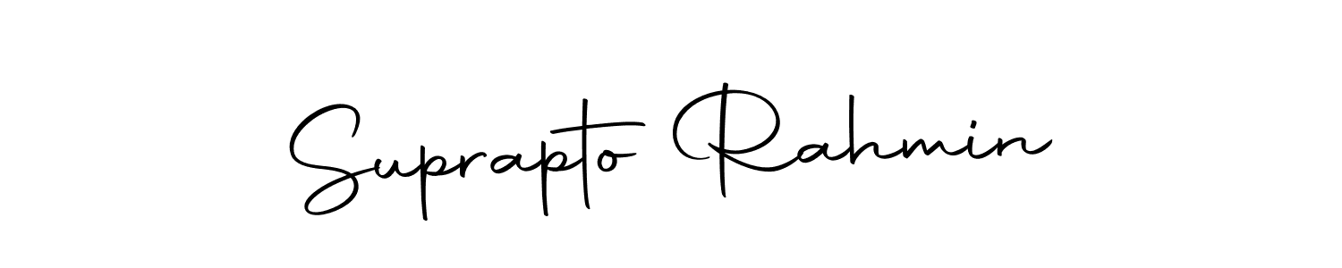 Similarly Autography-DOLnW is the best handwritten signature design. Signature creator online .You can use it as an online autograph creator for name Suprapto Rahmin. Suprapto Rahmin signature style 10 images and pictures png