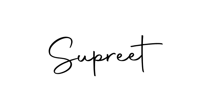 Make a beautiful signature design for name Supreet. Use this online signature maker to create a handwritten signature for free. Supreet signature style 10 images and pictures png