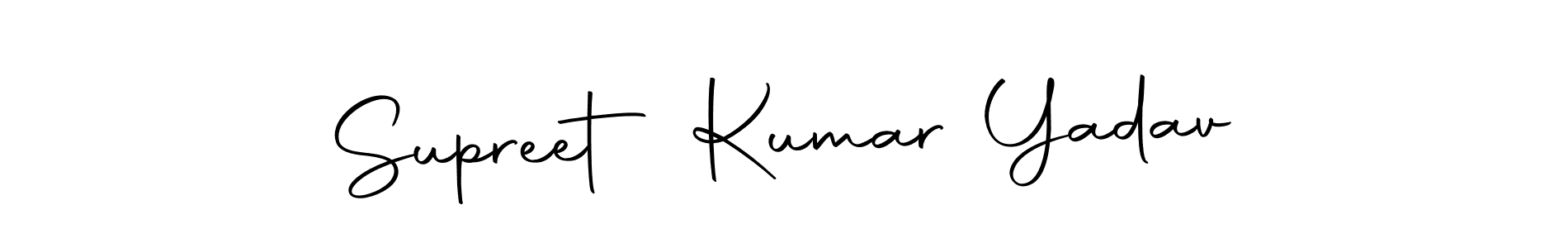 How to make Supreet Kumar Yadav signature? Autography-DOLnW is a professional autograph style. Create handwritten signature for Supreet Kumar Yadav name. Supreet Kumar Yadav signature style 10 images and pictures png