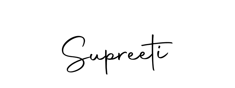 The best way (Autography-DOLnW) to make a short signature is to pick only two or three words in your name. The name Supreeti include a total of six letters. For converting this name. Supreeti signature style 10 images and pictures png