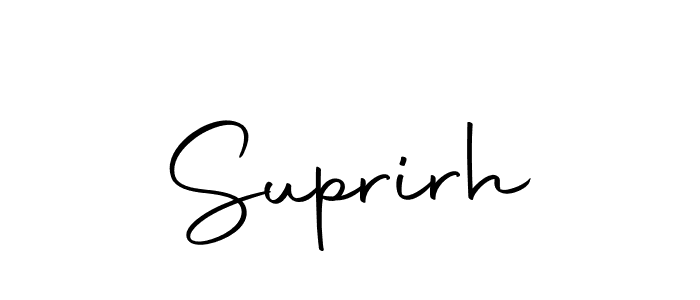 How to make Suprirh signature? Autography-DOLnW is a professional autograph style. Create handwritten signature for Suprirh name. Suprirh signature style 10 images and pictures png