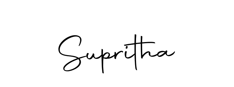 Make a beautiful signature design for name Supritha. With this signature (Autography-DOLnW) style, you can create a handwritten signature for free. Supritha signature style 10 images and pictures png