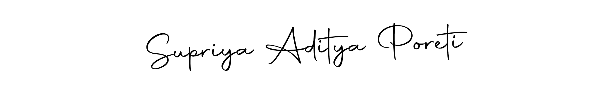 You should practise on your own different ways (Autography-DOLnW) to write your name (Supriya Aditya Poreti) in signature. don't let someone else do it for you. Supriya Aditya Poreti signature style 10 images and pictures png
