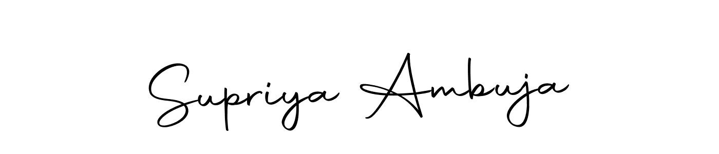 Make a beautiful signature design for name Supriya Ambuja. Use this online signature maker to create a handwritten signature for free. Supriya Ambuja signature style 10 images and pictures png