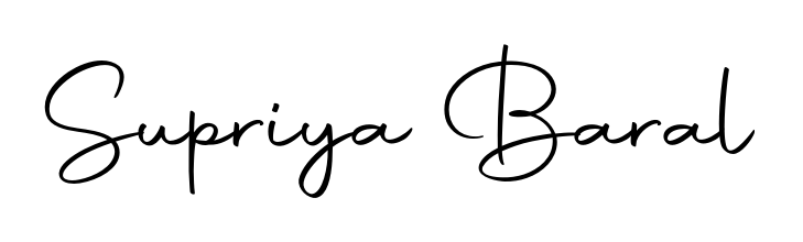 The Autography-DOLnW handwriting style adds charm and authenticity to name Supriya Baral. A wonderful choice for personal thank-you notes. Supriya Baral signature style 10 images and pictures png