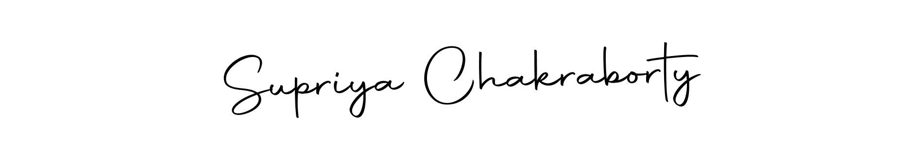 Create a beautiful signature design for name Supriya Chakraborty. With this signature (Autography-DOLnW) fonts, you can make a handwritten signature for free. Supriya Chakraborty signature style 10 images and pictures png