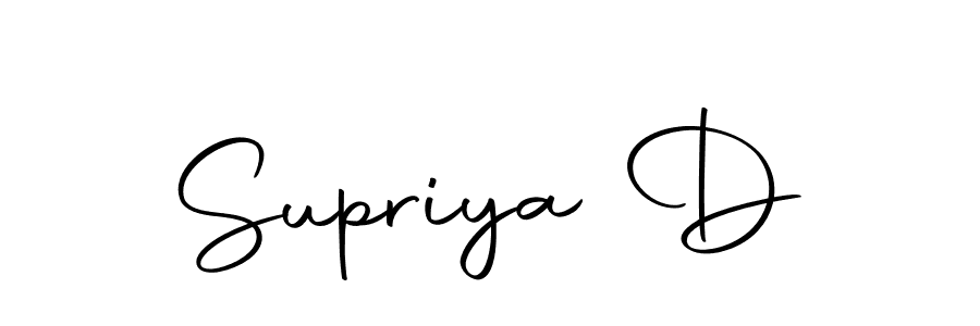 How to make Supriya D name signature. Use Autography-DOLnW style for creating short signs online. This is the latest handwritten sign. Supriya D signature style 10 images and pictures png