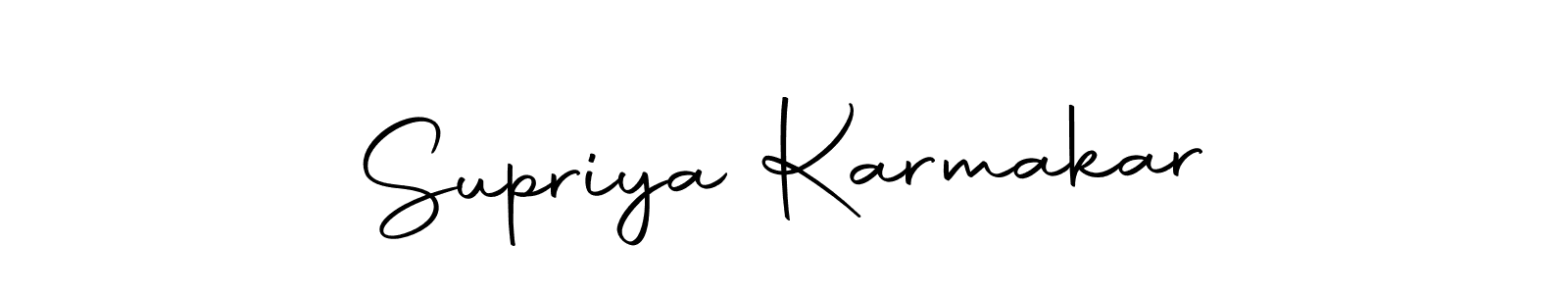 Make a beautiful signature design for name Supriya Karmakar. Use this online signature maker to create a handwritten signature for free. Supriya Karmakar signature style 10 images and pictures png