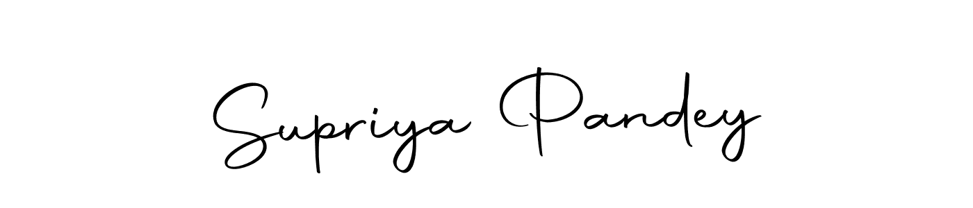 Design your own signature with our free online signature maker. With this signature software, you can create a handwritten (Autography-DOLnW) signature for name Supriya Pandey. Supriya Pandey signature style 10 images and pictures png