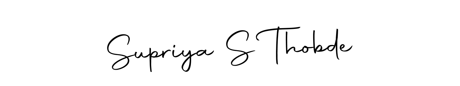 How to make Supriya S Thobde signature? Autography-DOLnW is a professional autograph style. Create handwritten signature for Supriya S Thobde name. Supriya S Thobde signature style 10 images and pictures png