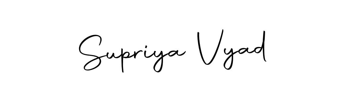 How to make Supriya Vyad signature? Autography-DOLnW is a professional autograph style. Create handwritten signature for Supriya Vyad name. Supriya Vyad signature style 10 images and pictures png