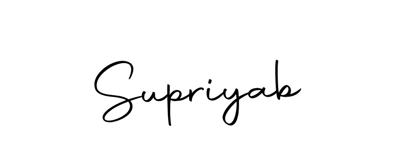 You can use this online signature creator to create a handwritten signature for the name Supriyab. This is the best online autograph maker. Supriyab signature style 10 images and pictures png