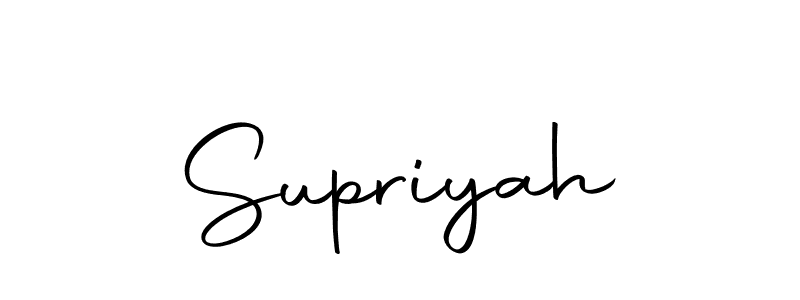 Make a beautiful signature design for name Supriyah. Use this online signature maker to create a handwritten signature for free. Supriyah signature style 10 images and pictures png