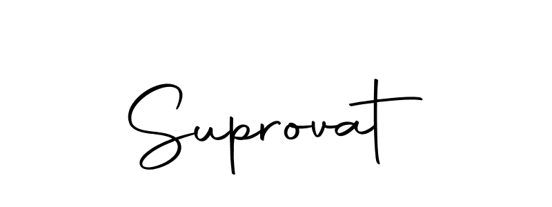 Create a beautiful signature design for name Suprovat. With this signature (Autography-DOLnW) fonts, you can make a handwritten signature for free. Suprovat signature style 10 images and pictures png