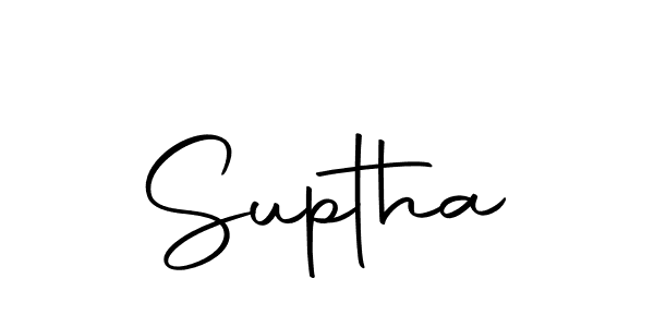 Suptha stylish signature style. Best Handwritten Sign (Autography-DOLnW) for my name. Handwritten Signature Collection Ideas for my name Suptha. Suptha signature style 10 images and pictures png